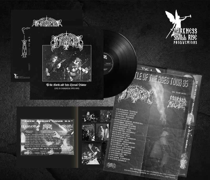 Disco in vinile Immortal - To The North And Into Eternal Winters - Live In Darkness 1993-1995 (LP)