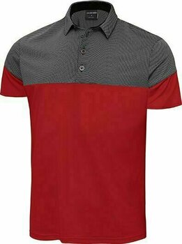 Poloshirt Galvin Green Milton Ventil8 Mens Polo Shirt Red/Black M - 1