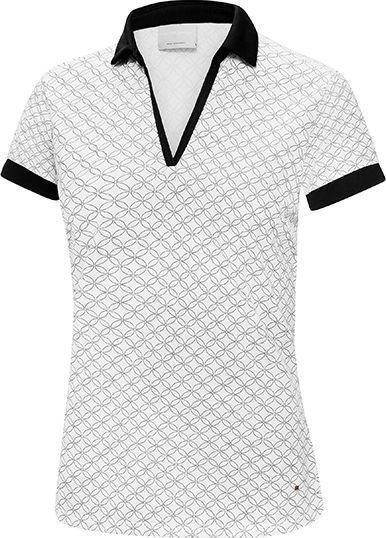Риза за поло Galvin Green Maylin Ventil8 Womens Polo Shirt White/Black S