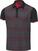 Polo trøje Galvin Green Myles Ventil8 Mens Polo Shirt Black/Red L