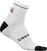 Meias de ciclismo Castelli Rosa Corsa Due Womens Socks White/Black S/M