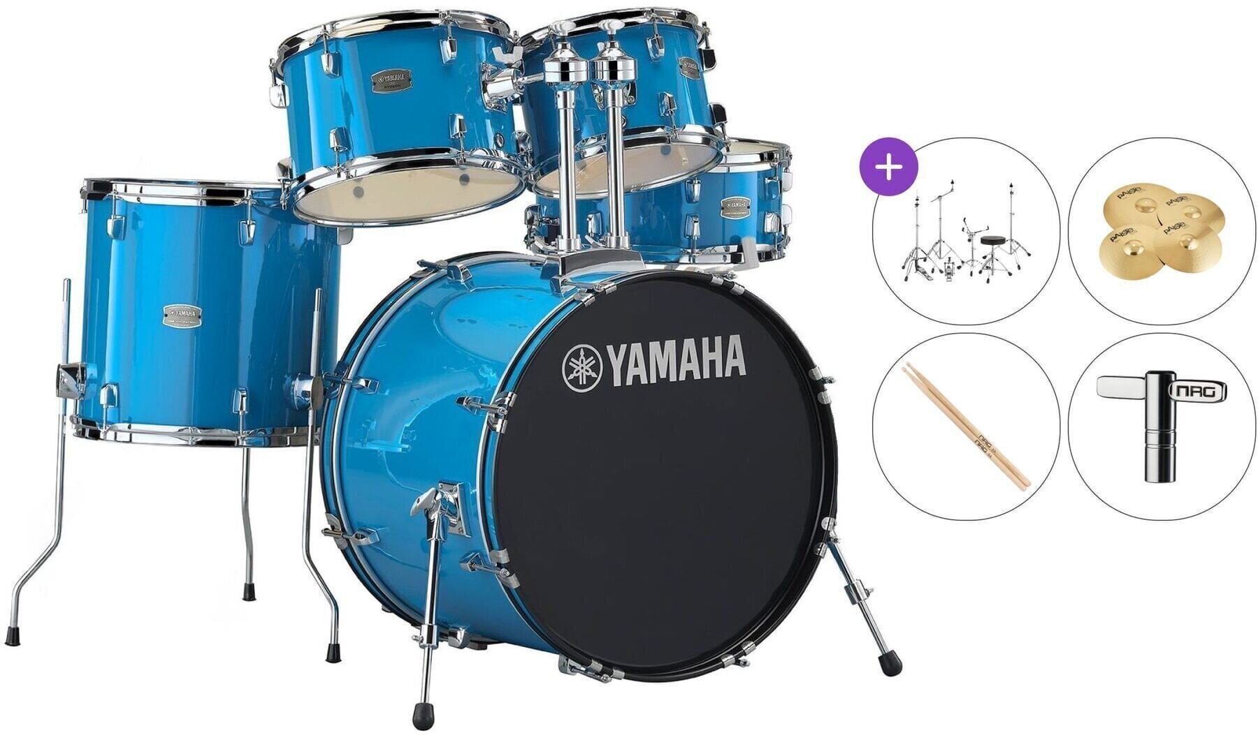 Акустични барабани-комплект Yamaha RDP0F5SKB Rydeen Standard SET Sky Blue Акустични барабани-комплект