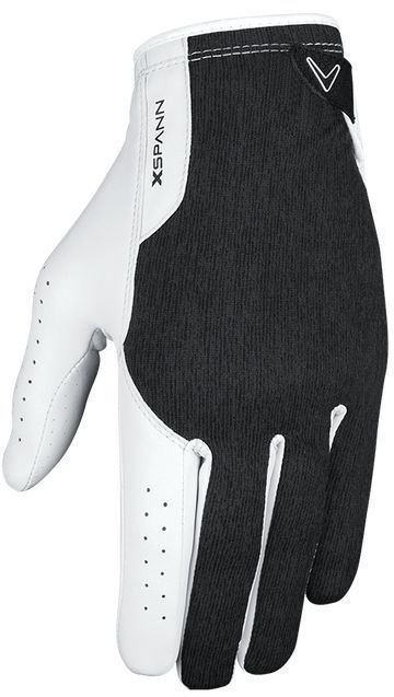 Handschuhe Callaway X-Spann Mens Golf Glove 2019 LH White/Black L
