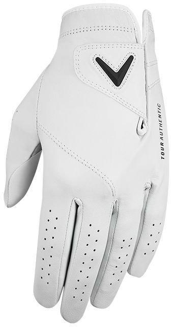 Handschuhe Callaway Tour Autentic Mens Golf Glove 2019 LH White ML