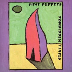 Disco de vinilo Meat Puppets - Forbidden Places (Reissue) (35th Anniversary Edition) (Coke Clear/Yellow Swirl Coloured) (LP)