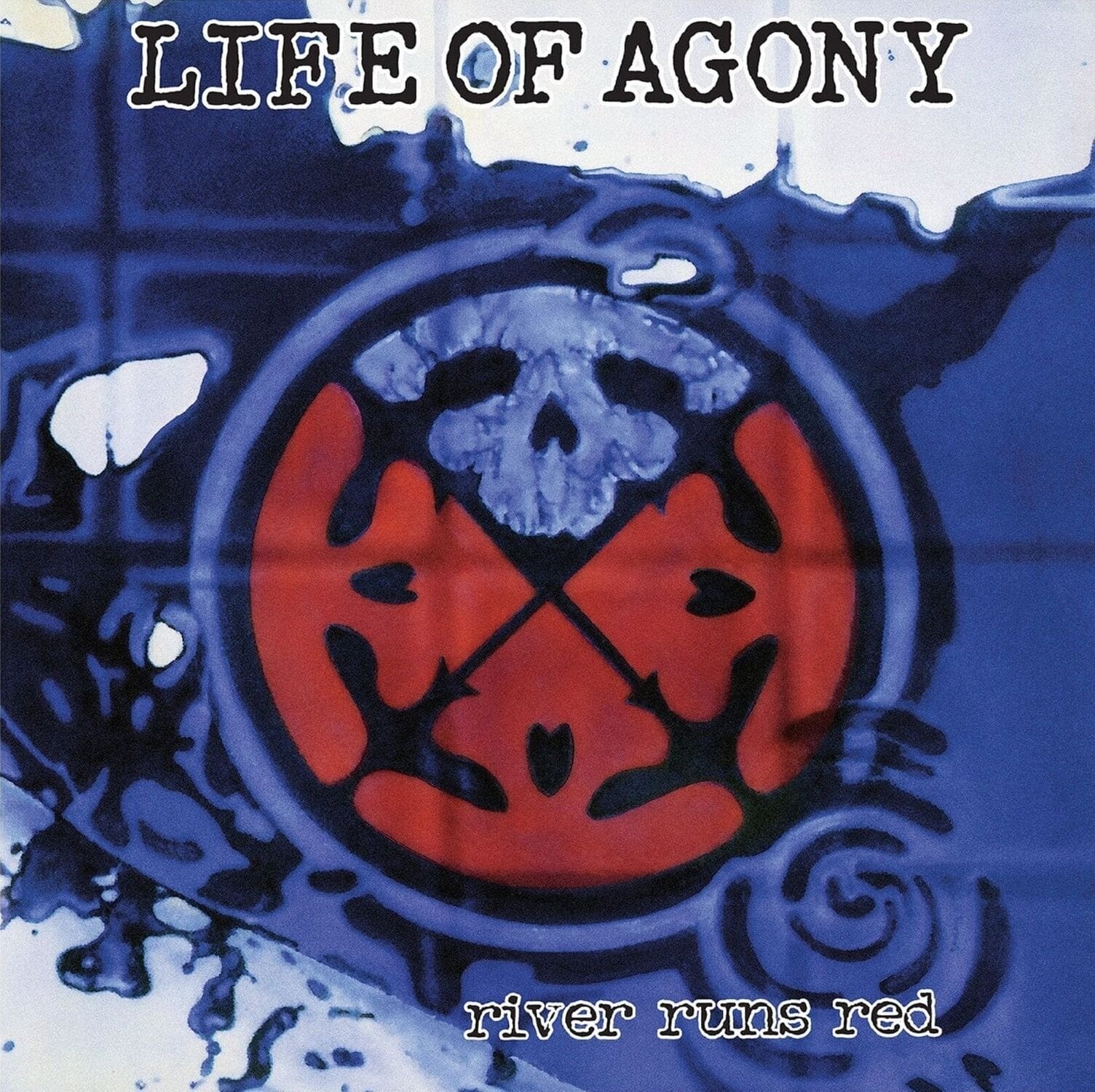 LP Life Of Agony - River Runs Red (Reissue) (Remastered) (Clear/Red/Blue Swirl Coloured) (LP)
