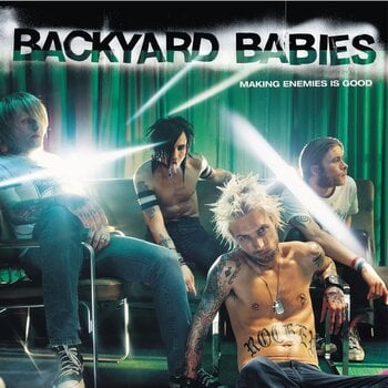 Disco de vinilo Backyard Babies - Making Enemies Is Good (Reissue) (Limited Edition) (Translucent Green Marble Coloured) (180 g) (LP) - 1