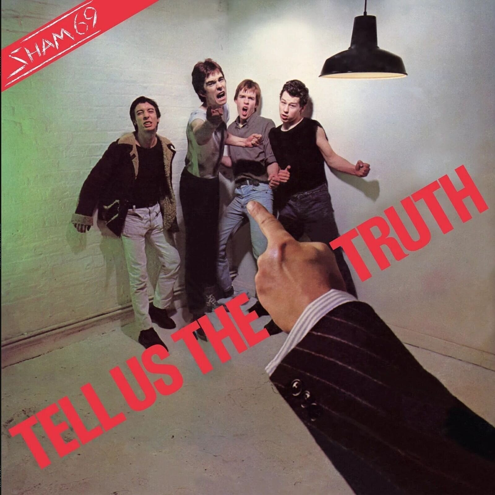 Disco de vinilo Sham 69 - Tell Us The Truth (Reissue) (Numbered/Limited Edition) (Translucent Red Coloured) (180 g) (LP)