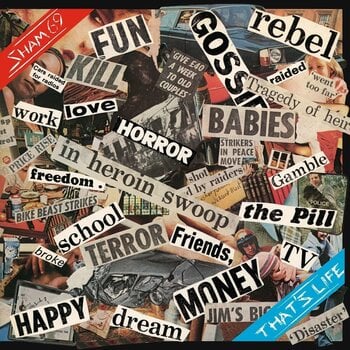 Vinylplade Sham 69 - That's Life (Reissue) (Gatefold) (Numbered/Limited Edition) (Translucent Red Coloured) (180 g) (LP) - 1