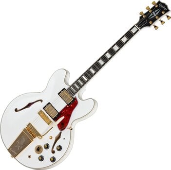 Halvakustisk guitar Epiphone Alex Lifeson 1976 ES-355 Reissue Alpine White Halvakustisk guitar - 1
