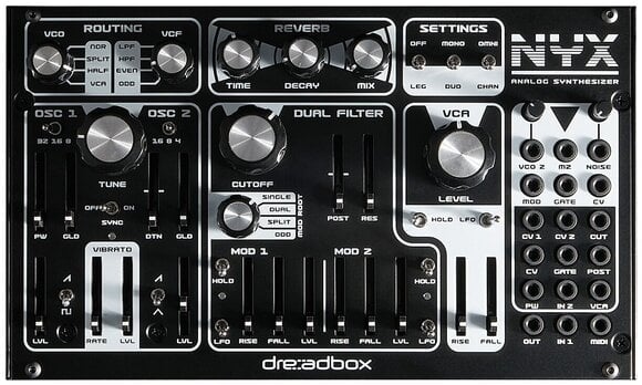 Sintesajzer Dreadbox Nyx Re Sintesajzer Black - 1