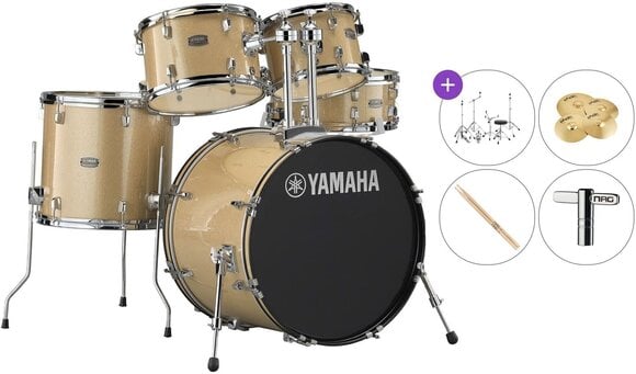 Trommesæt Yamaha RDP0F5CPG Rydeen Standard SET Champagne Glitter Trommesæt - 1