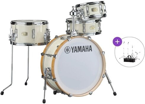 Zestaw perkusji akustycznej Yamaha SBP0F4H Stage Custom Hip Basic SET Classic White Zestaw perkusji akustycznej - 1