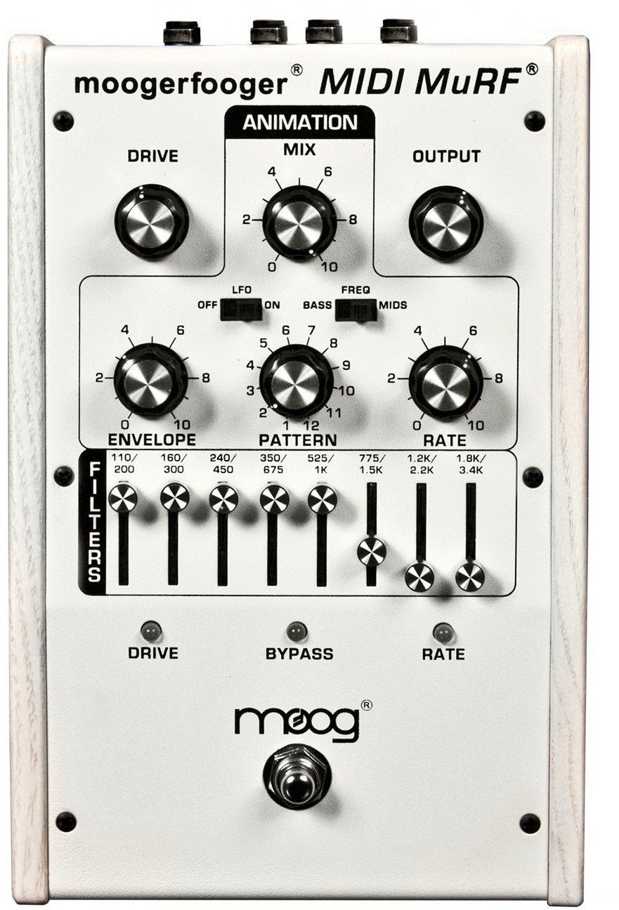 Bassguitar Effects Pedal MOOG MF-105 Midi MuRF white Edition