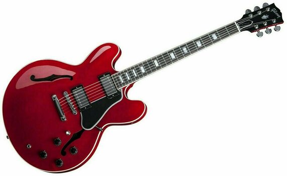 Polu-akustična gitara Gibson ES335 Cherry - 1