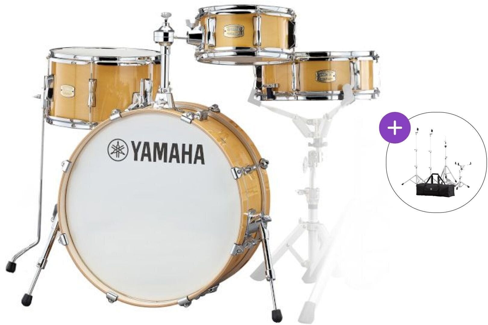 Drumkit Yamaha SBP0F4HNW Stage Custom Hip Basic SET Natural Wood Drumkit