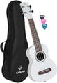 Cascha HH 3967 White Ukulele soprano