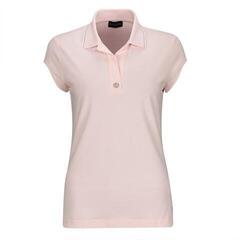 Golfino Pearls Cap Sleeve Polo Golf Femme Rose 38