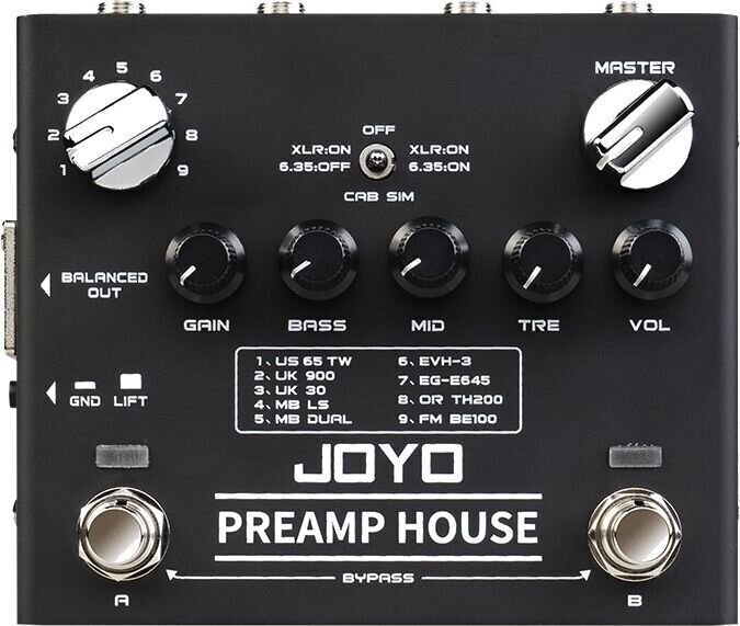 Priešstiprintuvas / stovo stiprintuvas Joyo R-15 Preamp House Priešstiprintuvas / stovo stiprintuvas
