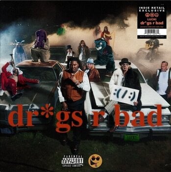 Disco de vinil Lucki - Dr*gs R Bad (Indie Exclusive) (Limited Edition) (White Coloured) (2 LP) - 1