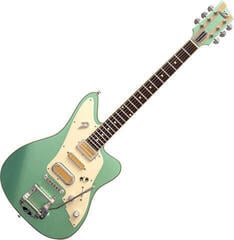 Halvakustisk gitarr Duesenberg Bros. Landreth Joey Manitoba Green Halvakustisk gitarr