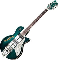 Halvakustisk gitarr Duesenberg Mike Campbell Mike Campbell 40th Anniversary Catalina-Green and White Halvakustisk gitarr