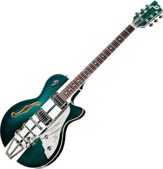 Poolakustiline kitarr Duesenberg Mike Campbell Mike Campbell 40th Anniversary Catalina-Green and White Poolakustiline kitarr - 1