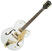 Halvakustisk guitar Gretsch G5420TG Electromatic with Bigsby White/Gold