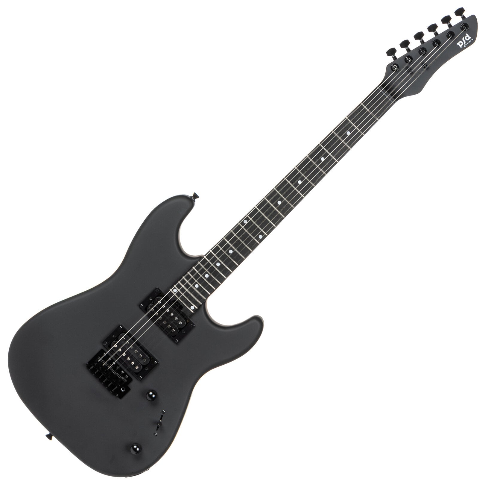 Guitarra eléctrica PSD Guitars SPS-100M Matte Black Guitarra eléctrica