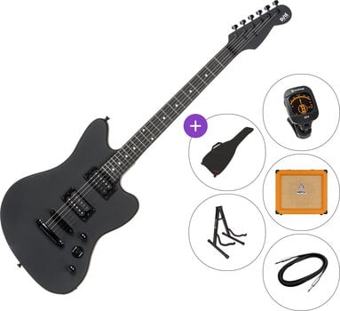 Guitarra eléctrica PSD Guitars JM-100M SET Matte Black Guitarra eléctrica - 1