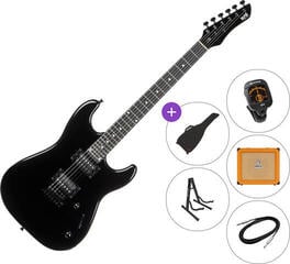 Elektrisk gitarr PSD Guitars SPS-100 SET Black Elektrisk gitarr