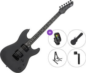 Elektromos gitár PSD Guitars SPS-100M SET 2 Matte Black Elektromos gitár