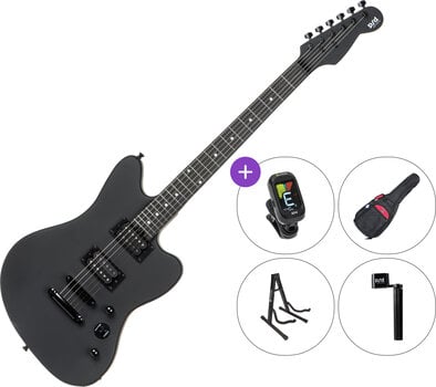 Električna gitara PSD Guitars JM-100M SET 2 Matte Black Električna gitara - 1