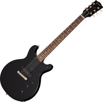 Elektrisk gitar Gibson Les Paul Junior Double Cut Ebony Elektrisk gitar - 1