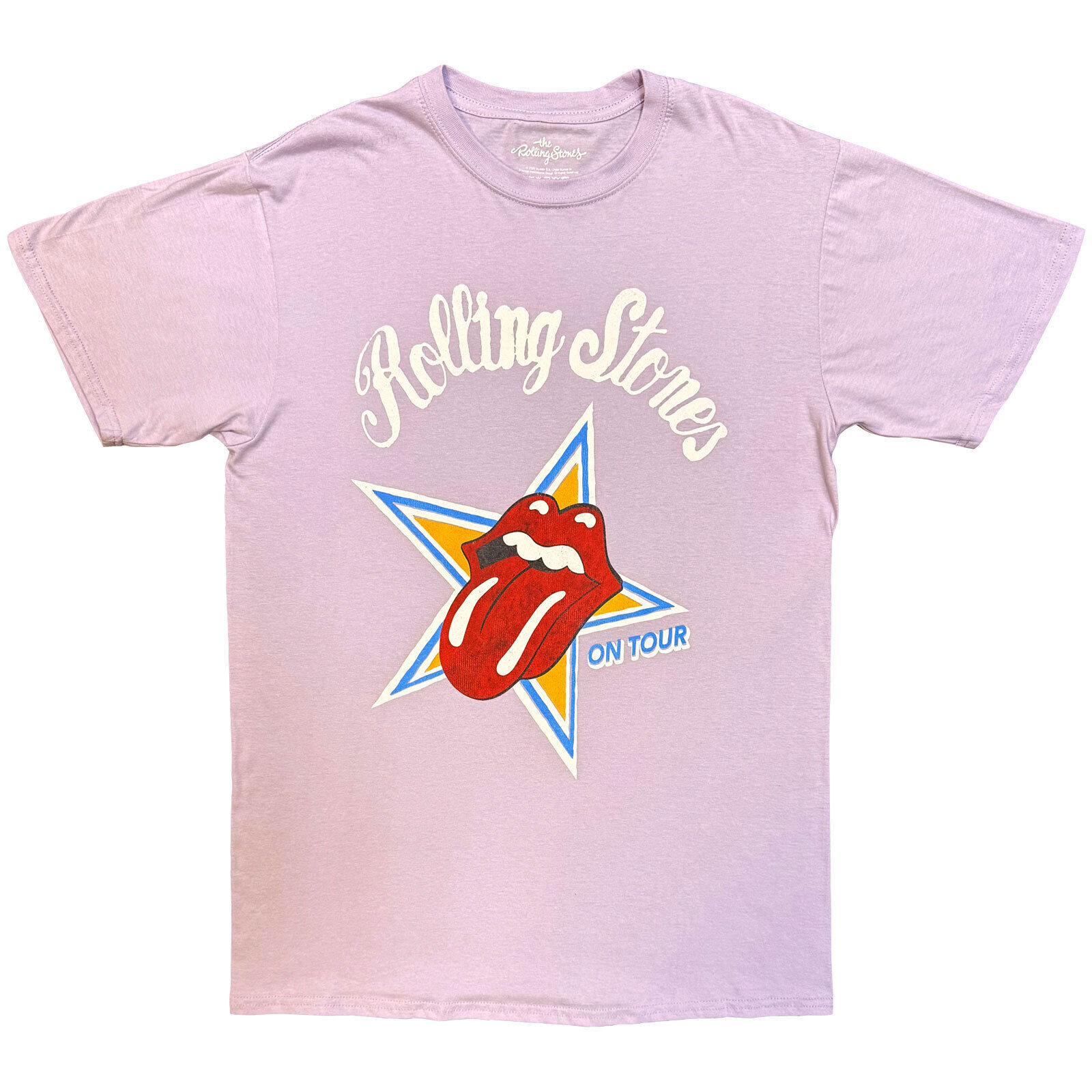 T-skjorte The Rolling Stones On Tour Purple L T-skjorte