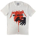 Metallica Kill Them All Splats White XL T-krekls