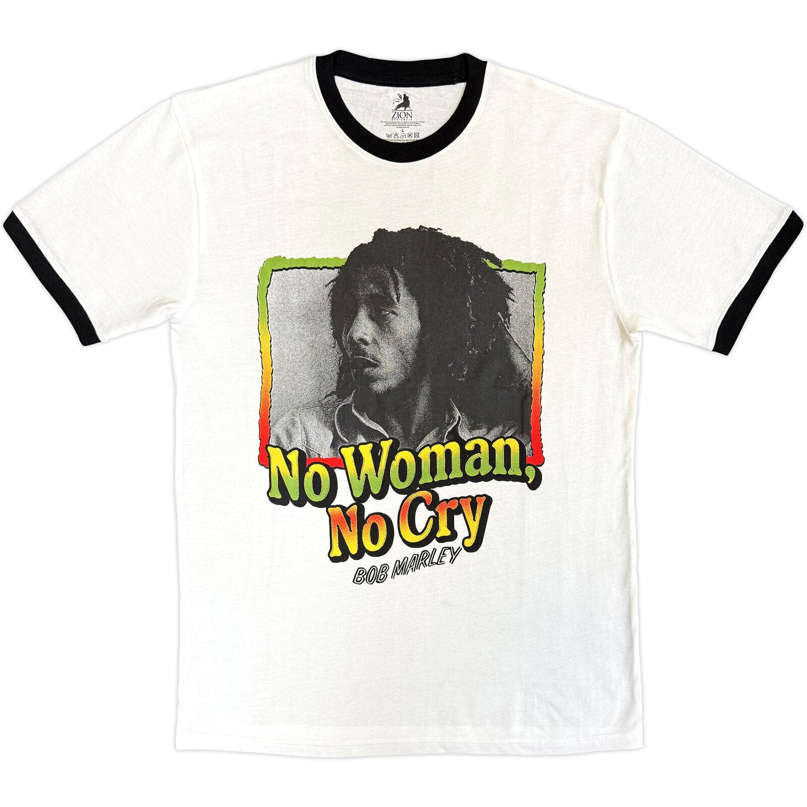 Shirt Bob Marley No Woman, No Cry White 2XL Shirt