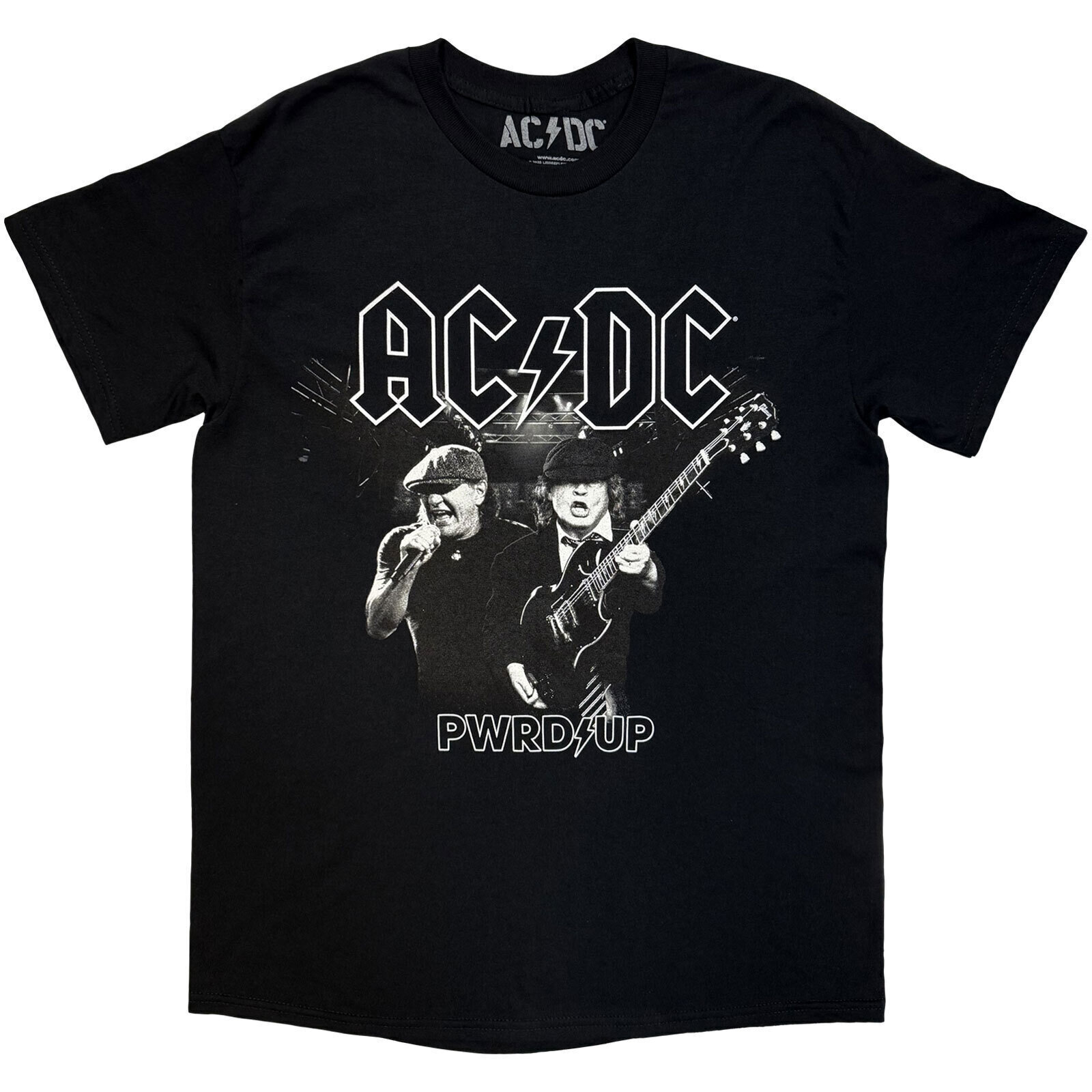 T-Shirt AC/DC B&W Photo North American Tour '25 (Back Print & Ex-Tour) Black 5XL T-Shirt