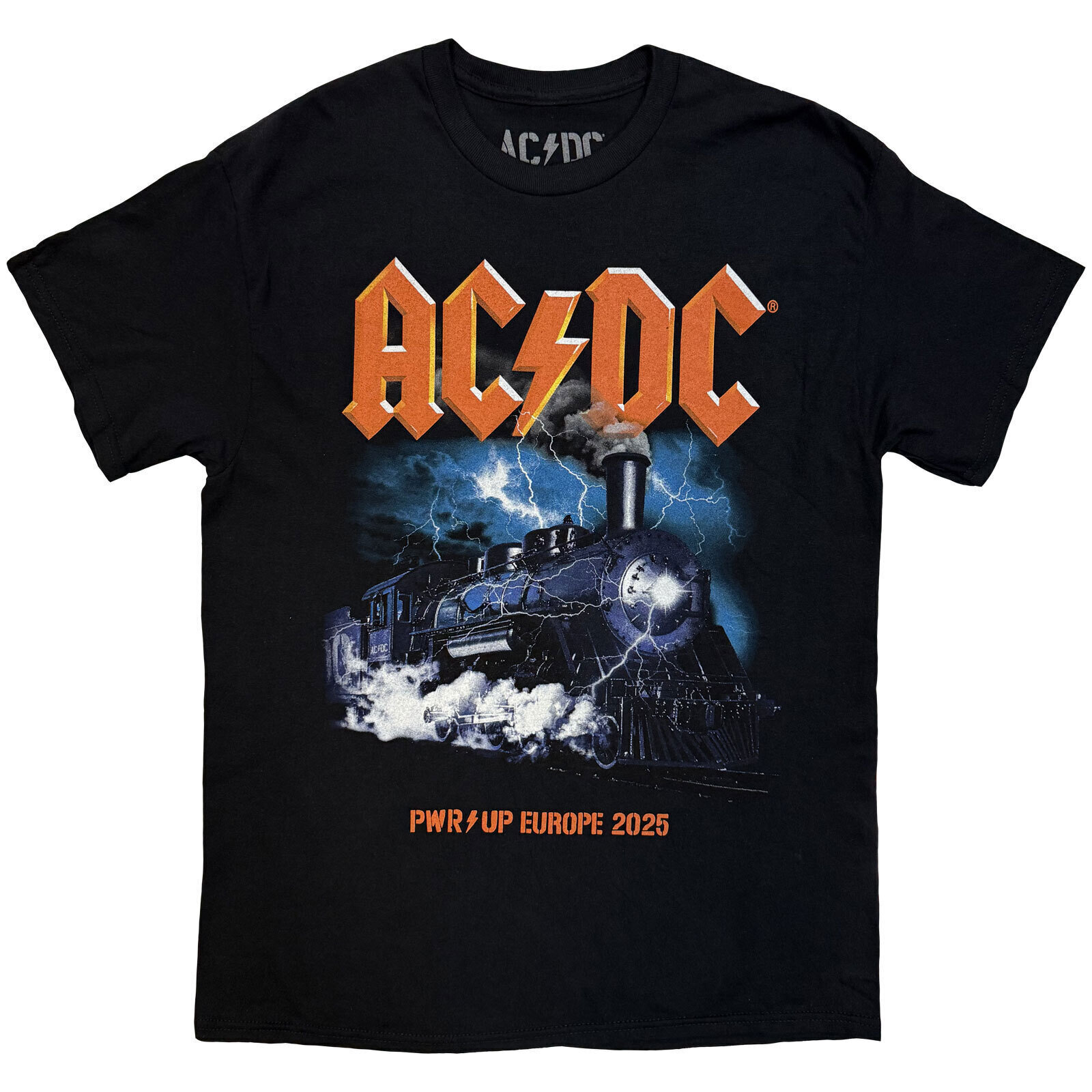Tričko AC/DC Train EU Tour '25 (Back Print & Ex-Tour) Black 2XL Tričko
