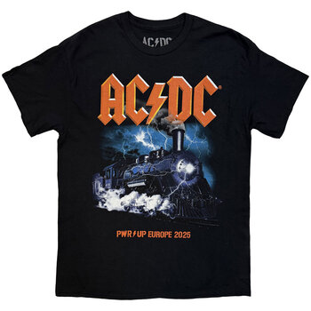 Tričko AC/DC Train EU Tour '25 (Back Print & Ex-Tour) Black 2XL Tričko - 1