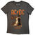 Maglietta AC/DC Bell Lightning EU Tour '25 (Back Print & Ex-Tour) Charcoal Grey XL Donna Maglietta