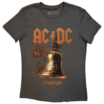 Риза AC/DC Bell Lightning EU Tour '25 (Back Print & Ex-Tour) Charcoal Grey M Дамски Риза - 1
