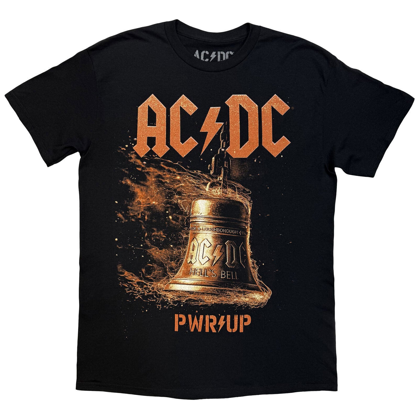 Košulja AC/DC Bell Lightning EU Tour '25 (Back Print & Ex-Tour) Black M Košulja