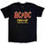 Tričko AC/DC PWR-UP Logo World Tour '24-'25 (Back Print & Ex-Tour) Black S Tričko