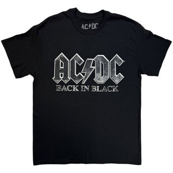 Риза AC/DC Back In Black EU Tour '25 (Back Print & Ex-Tour) Black 3XL Риза - 1