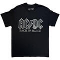 AC/DC Back In Black EU Tour '25 (Back Print & Ex-Tour) Black L T-Shirt