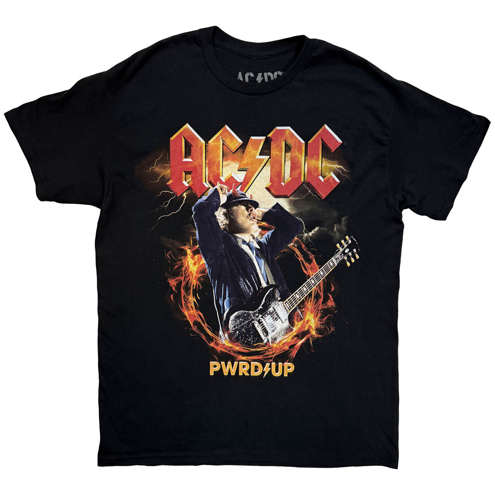 Košulja AC/DC Angus Horns EU Tour '25 (Back Print & Ex-Tour) Black L Košulja