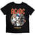 T-Shirt AC/DC PWR'D-UP Norway EU Tour '25 (Back Print & Ex-Tour) Black XL T-Shirt