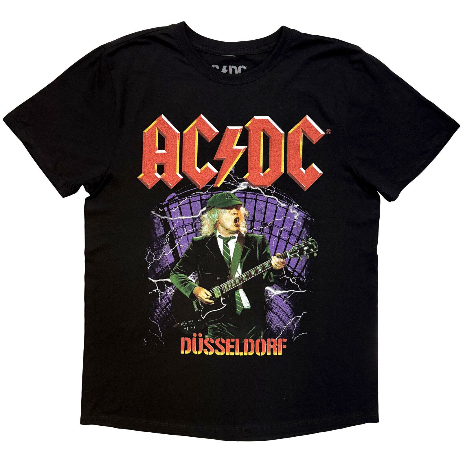 T-Shirt AC/DC Let There Be Rock Dusseldorf EU Tour '25 (Back Print & Ex-Tour) Black 2XL T-Shirt