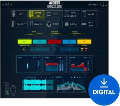 FX protsessori tarkvara pistikprogramm Audified MixChecker ULTRA+ (Digitaalne toode) - 1